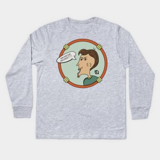 Cartoon character 90s aesthetic 2 Kids Long Sleeve T-Shirt